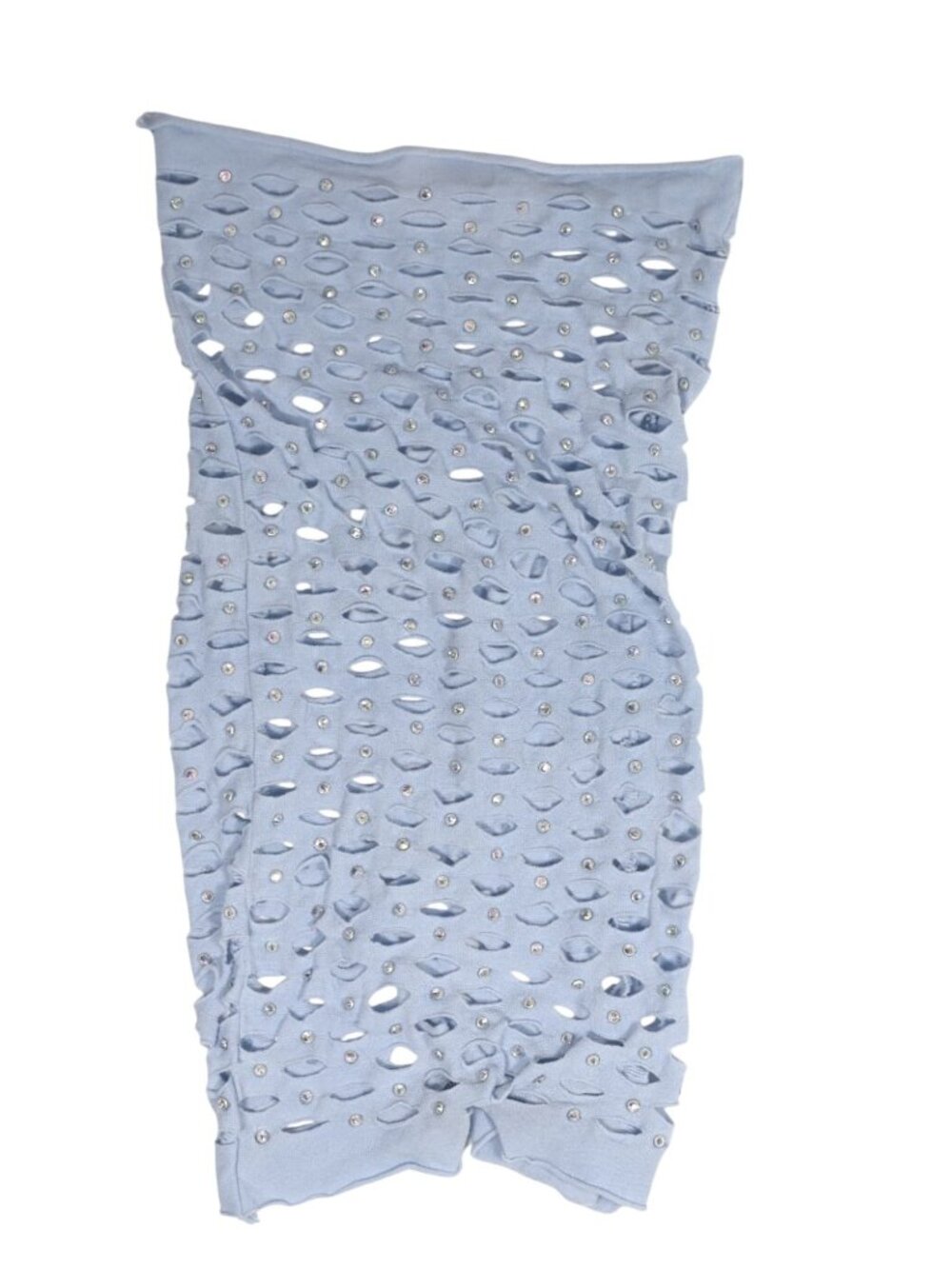 Sofias Closet Rhinestone Cutout Romper in Blue - Picture 2 of 3